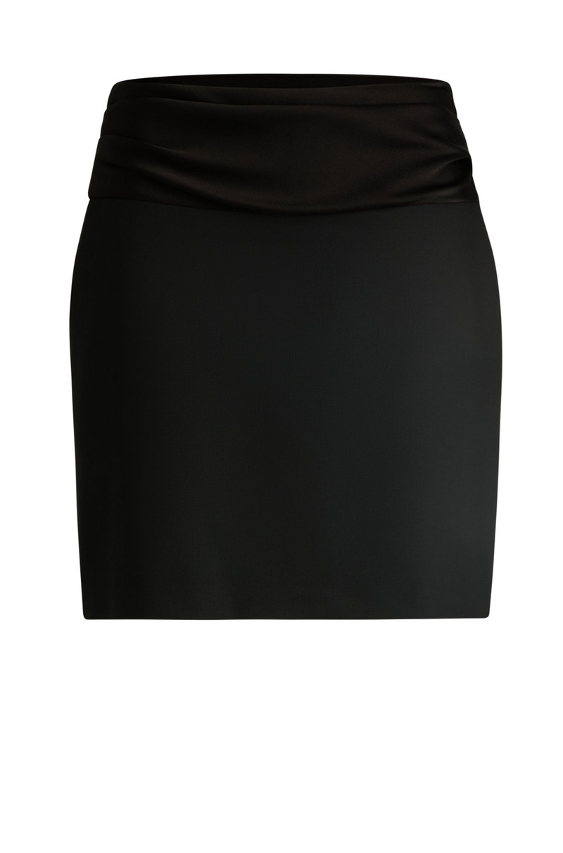 MINI SKIRT WITH SHINY WAISTBAND 1