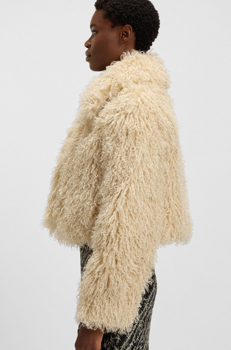 FAUX-FUR JACKET WITH CROPPED LENGTH 6