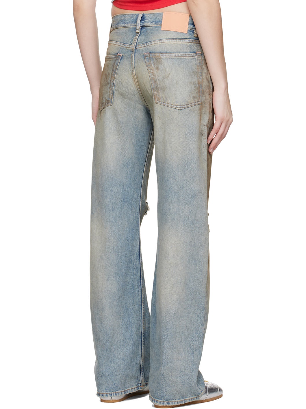 Blue Loose Fit Jeans - 3