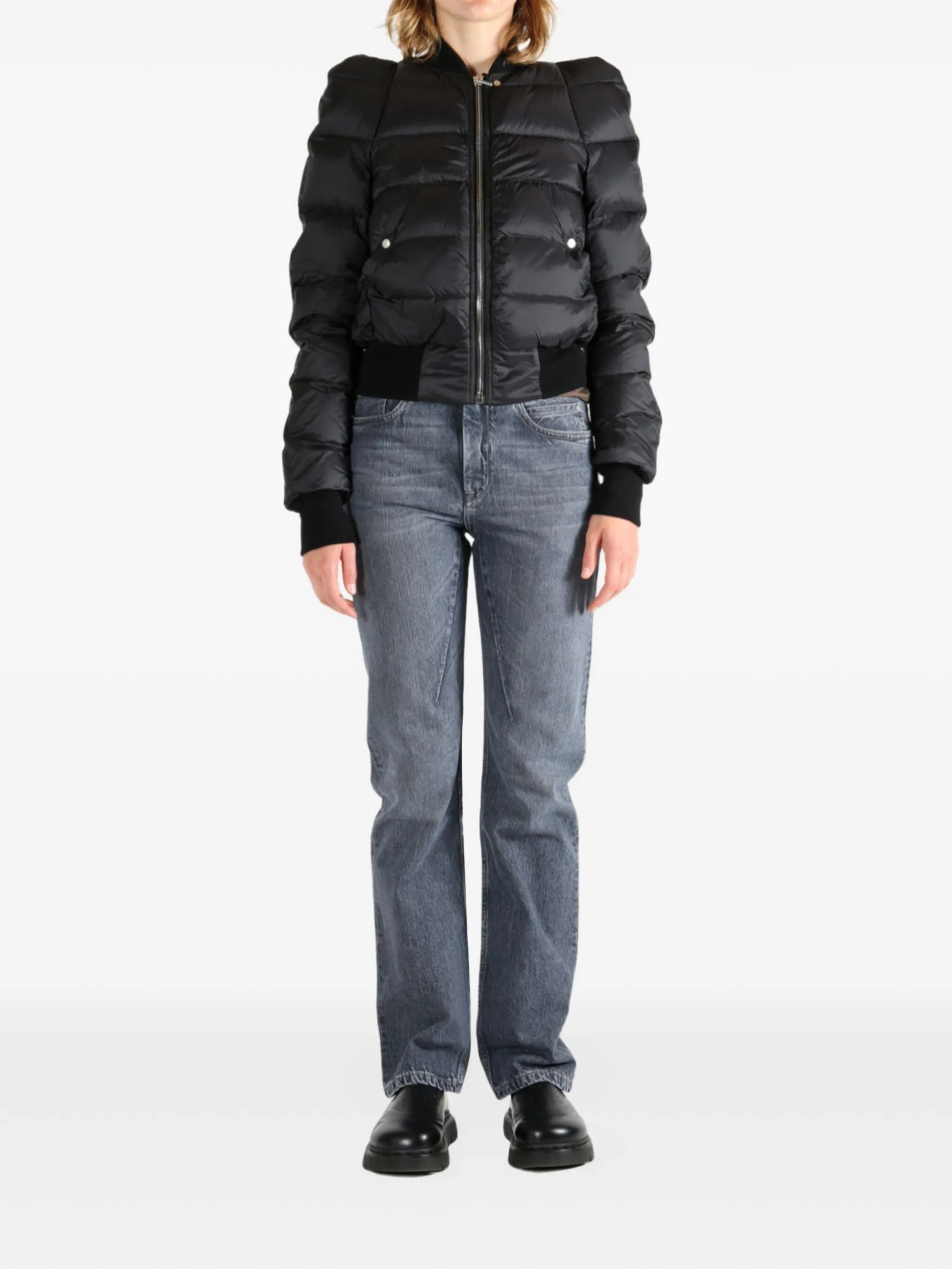 Rick Owens Puffed Quilted Jacket - 4