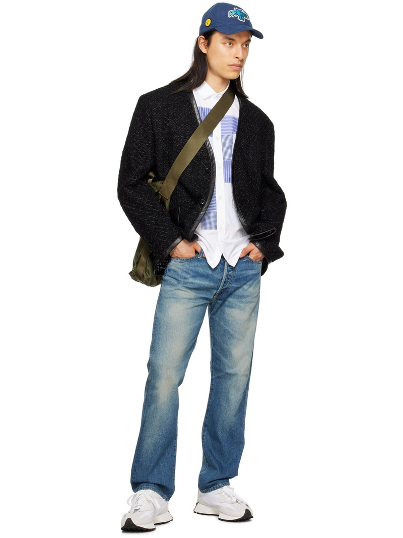 Junya Watanabe MAN Indigo Printed Jeans outlook