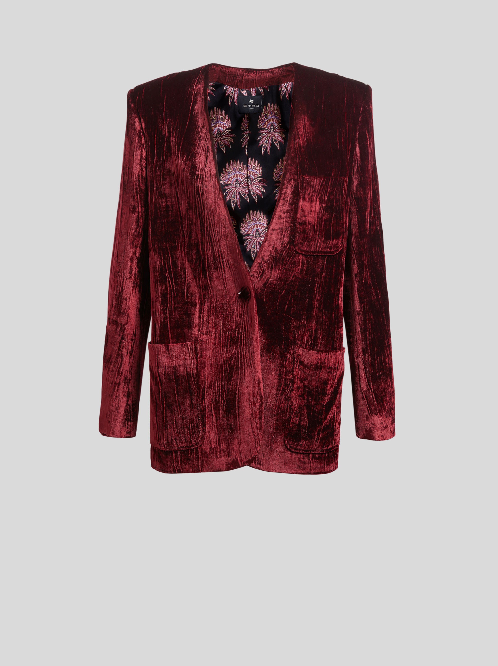 FROISSÉ VELVET JACKET - 1