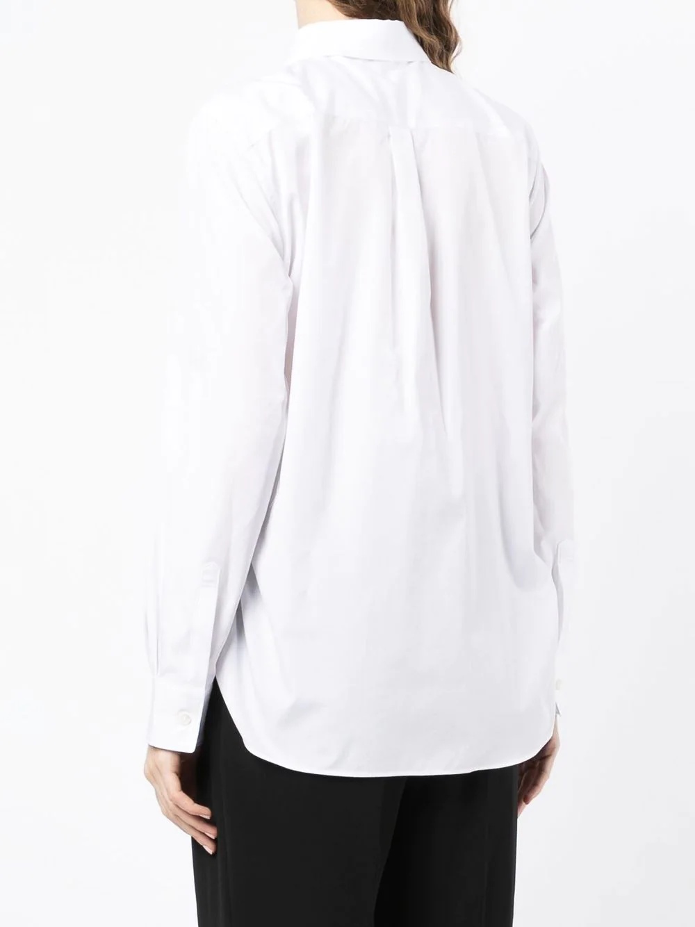 long-sleeve poplin shirt - 4