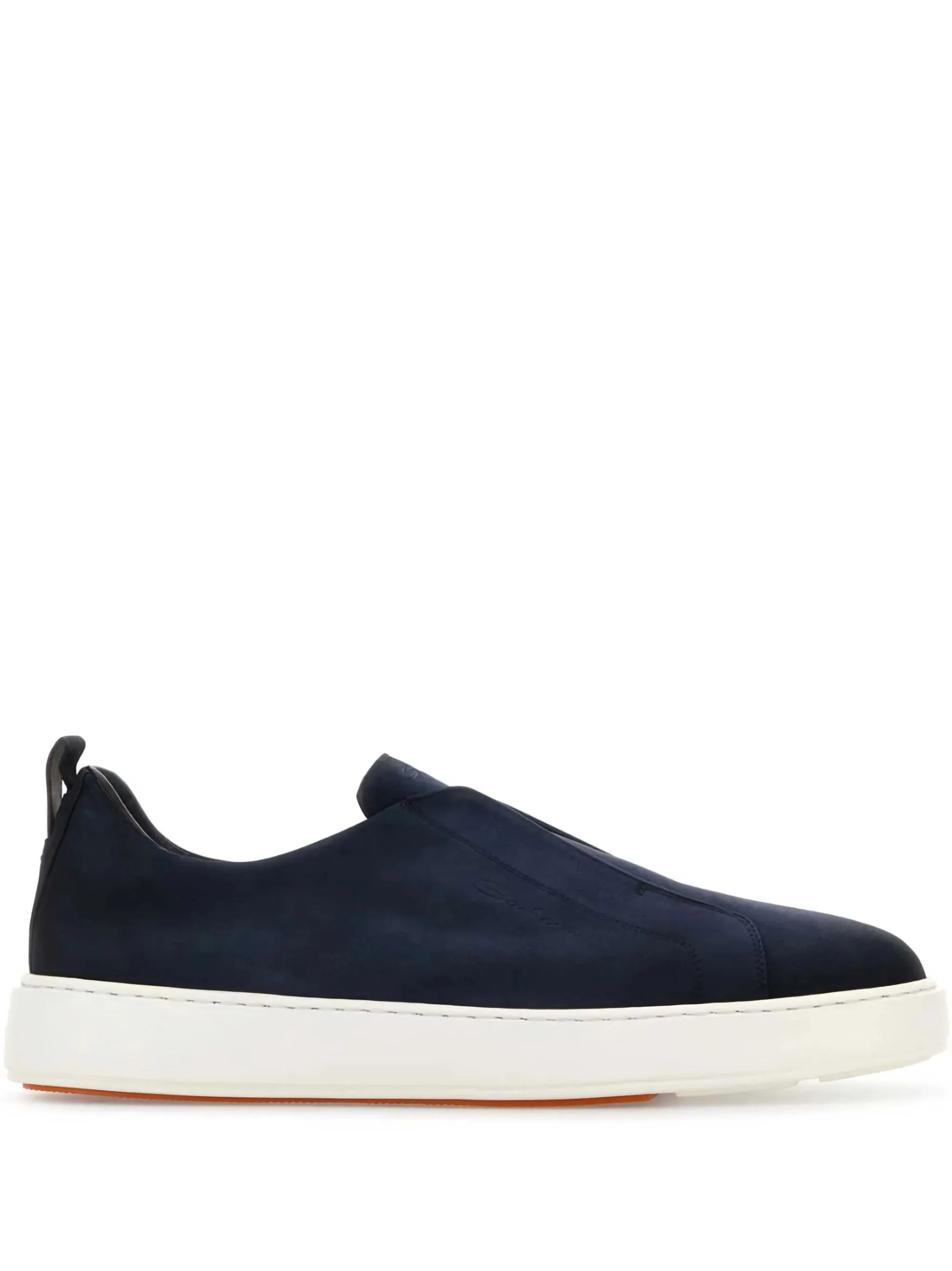 Nubuck slip-on sneakers - 1
