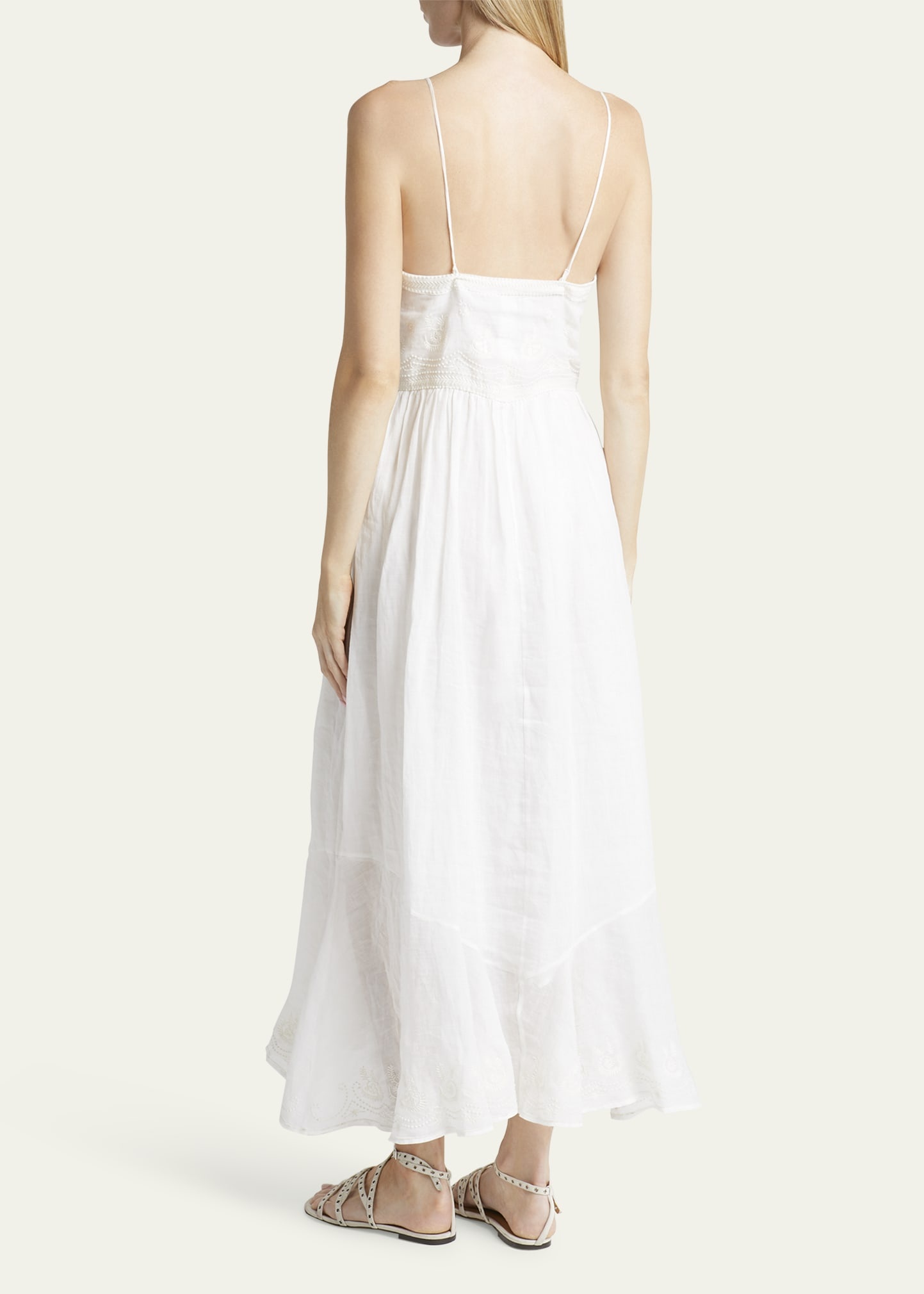 Erika Embroidered Sleeveless Maxi Dress - 3