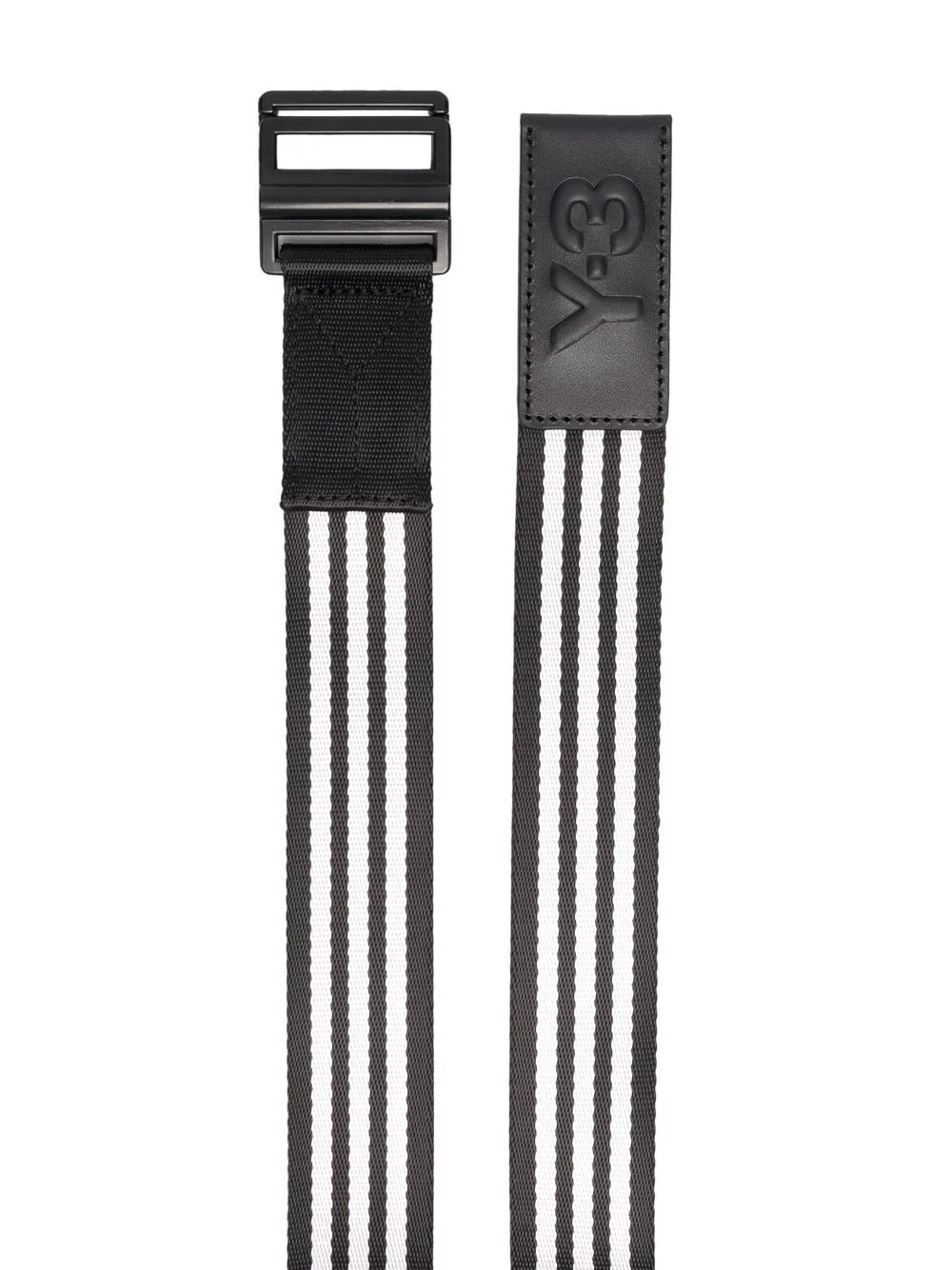 buckle-fastening leather belt - 2