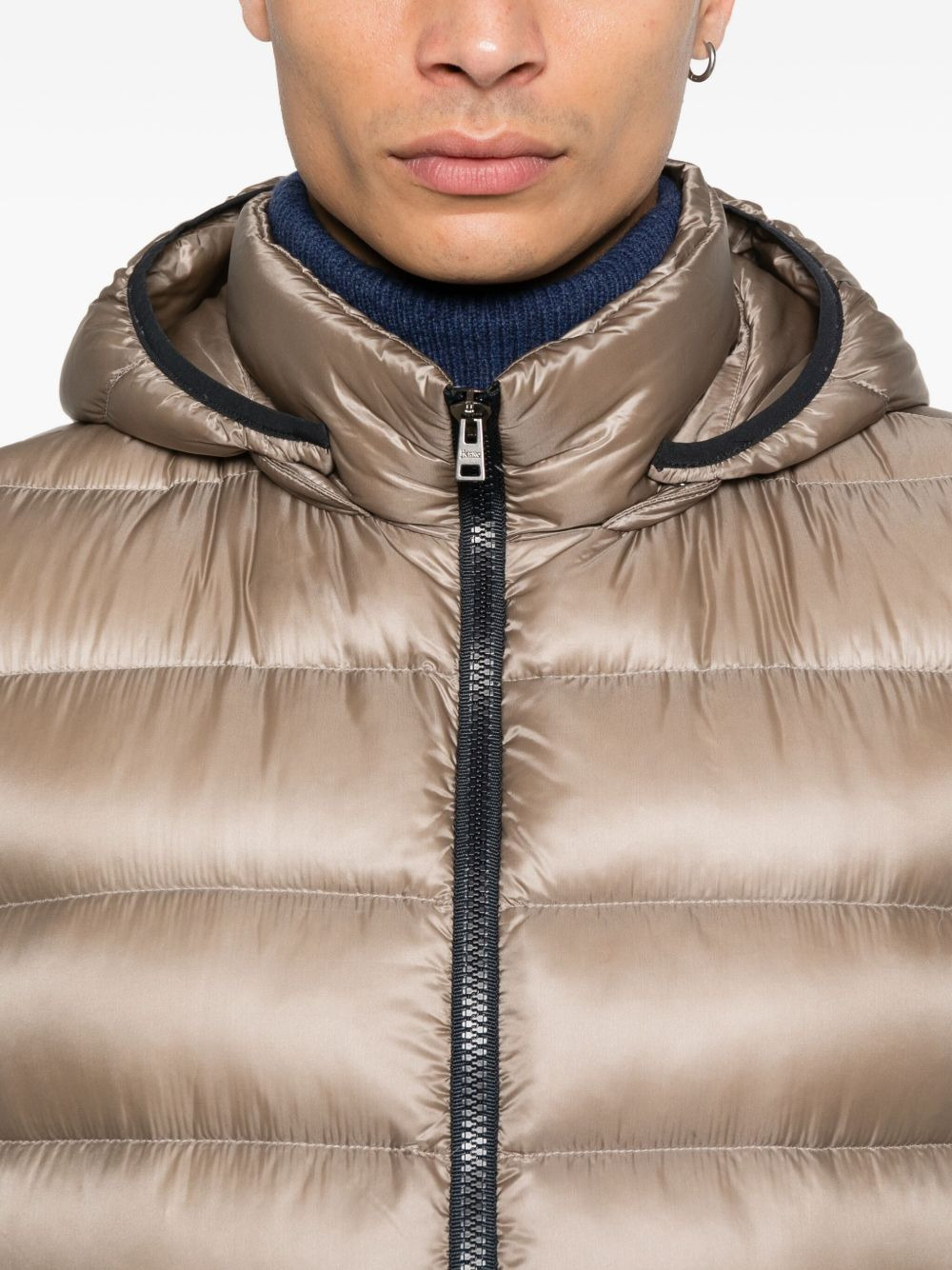 hooded padded gilet - 5