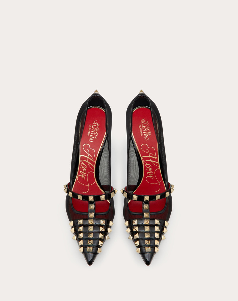 ROCKSTUD PATENT-LEATHER 펌프 100 MM 4