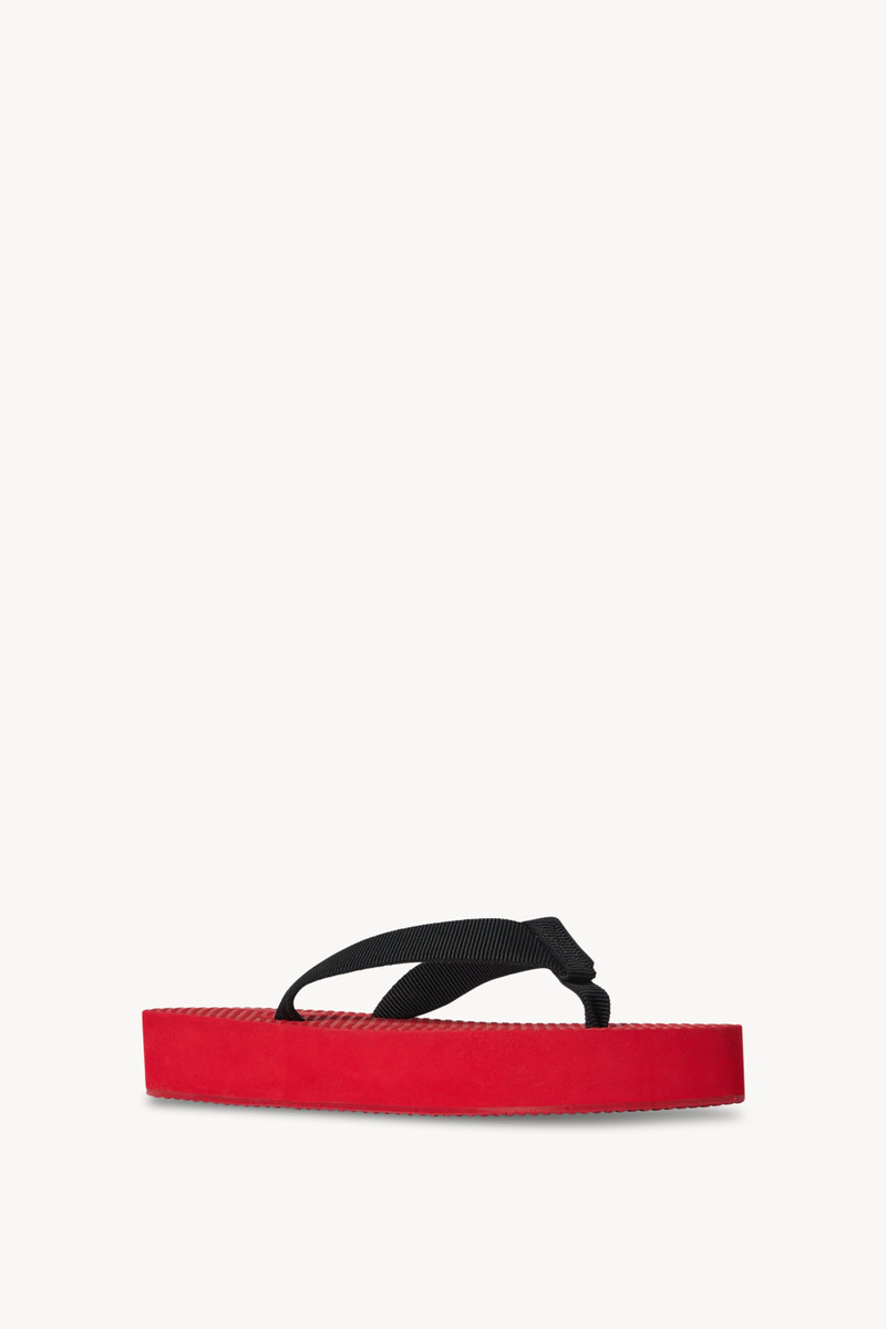 The Row Dune Flatform Sandal in Rubber outlook