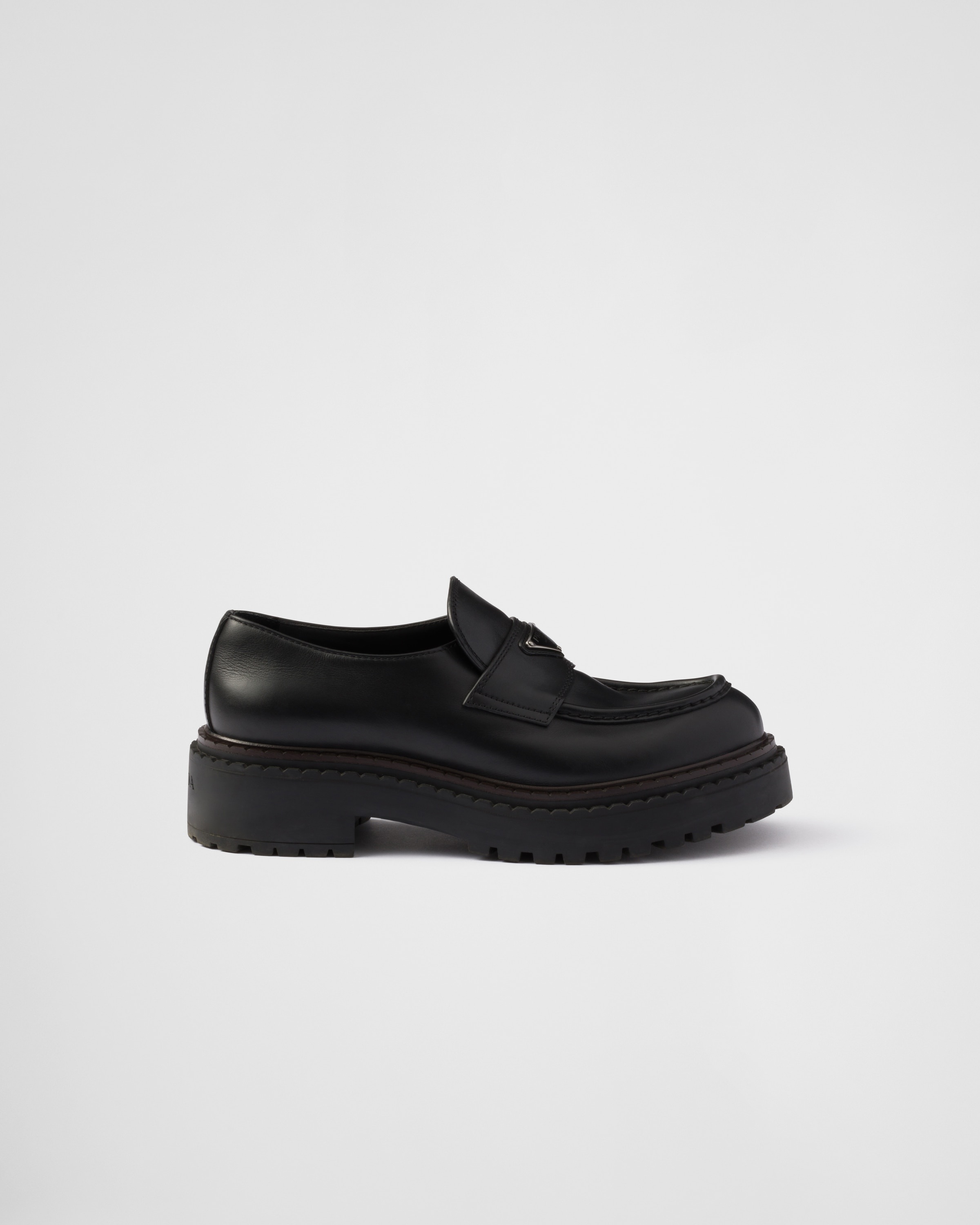 Double Chocolate leather loafers - 2