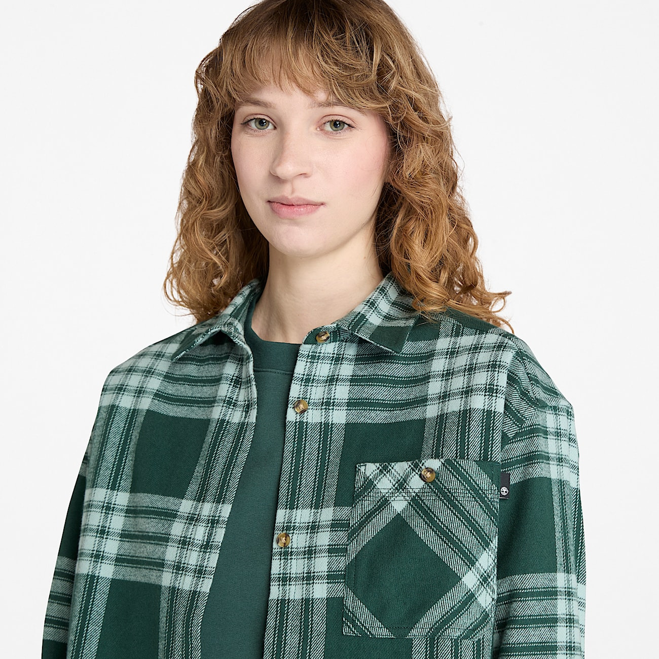 Women's Midweight Flannel Pocket Shirt - 4