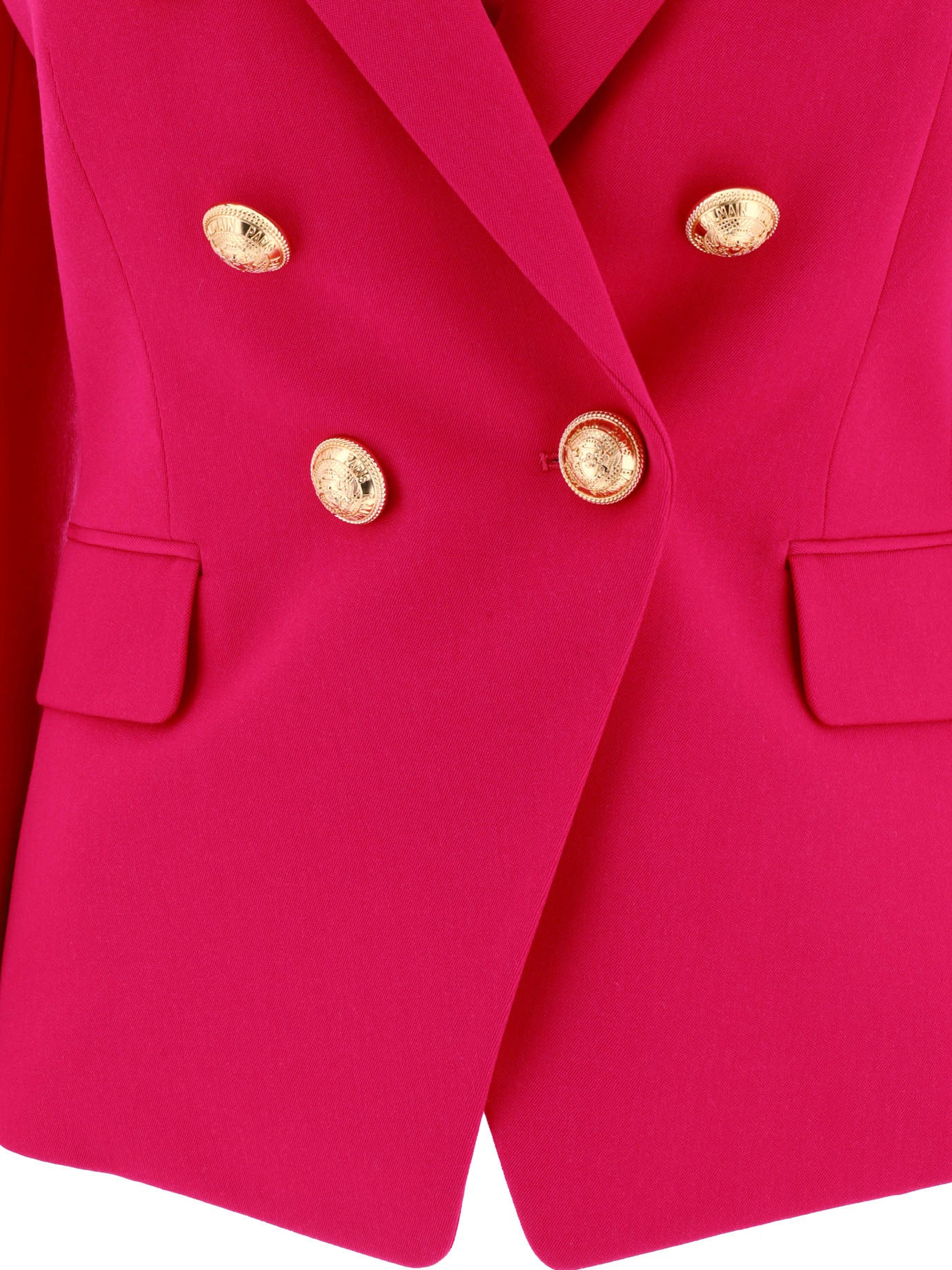 Balmain Double-breasted Wool Jacket - 3