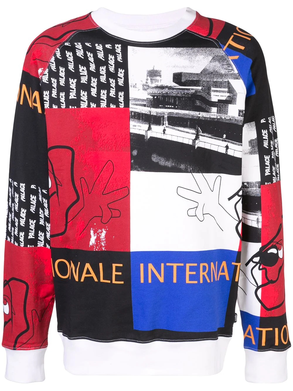 Internationale Collage sweatshirt - 1