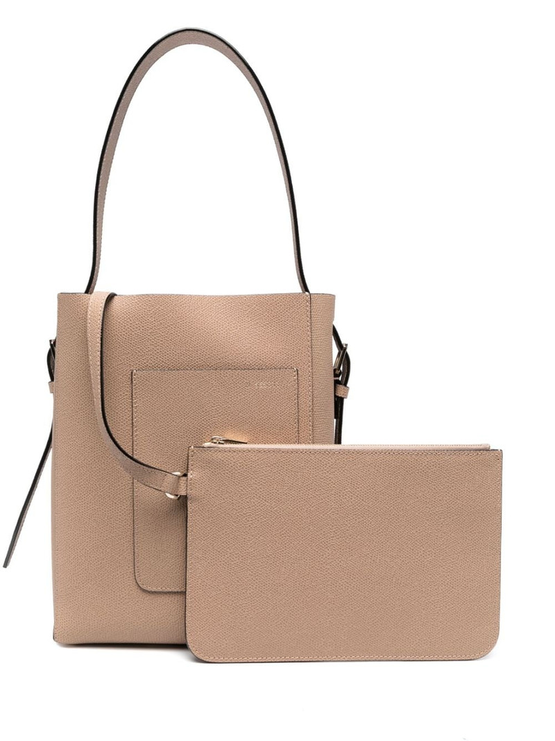 medium Soft Bucket leather bag 1