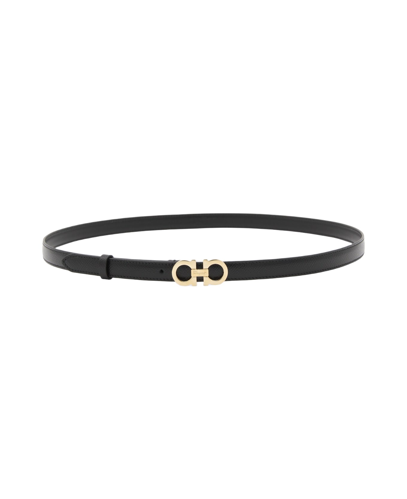 Black Leather Belt - 1