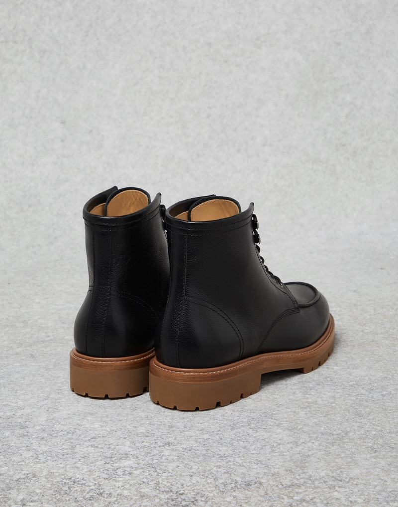 Texture calfskin boots 3