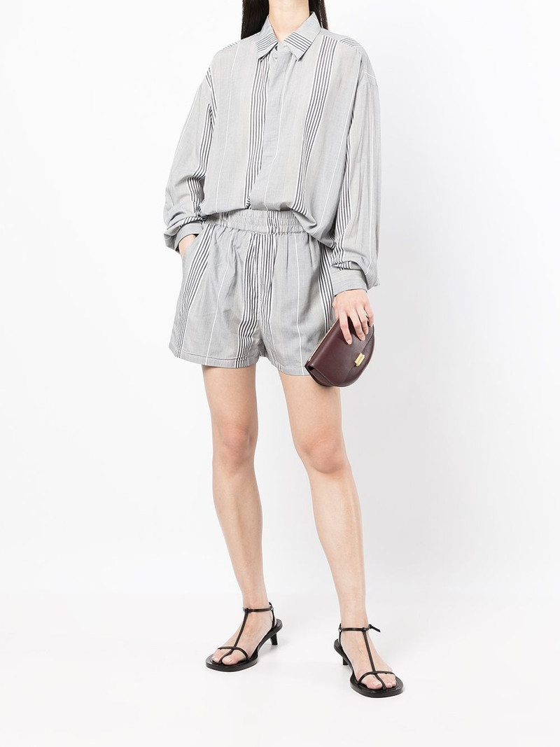 RTA striped fitted shorts outlook