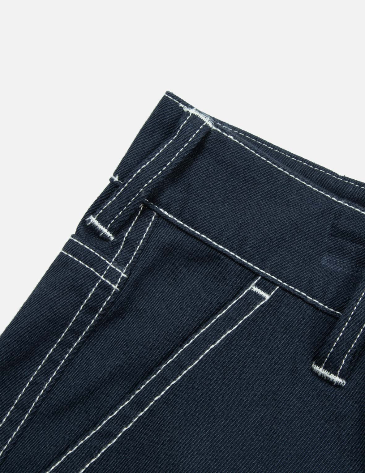 SEAGULL EMBROIDERY WITH CONTRASTING STITCH STRAIGHT FIT CARGO PANTS - 7