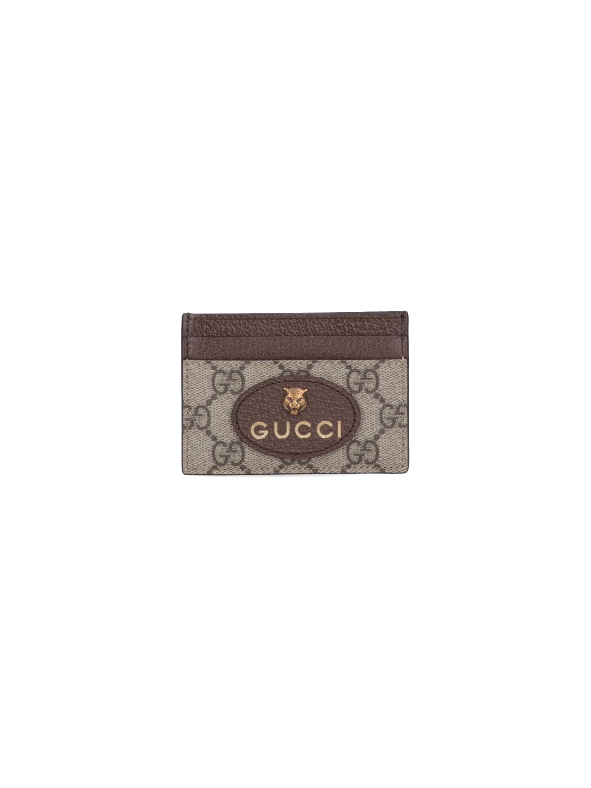 GUCCI GUCCI NEO VINTAGE GG SUPREME CARD HOLDER sugar REVERSIBLE