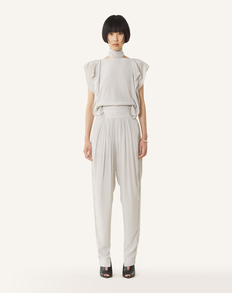 Lanvin DRAPED CHARMEUSE PANTS outlook