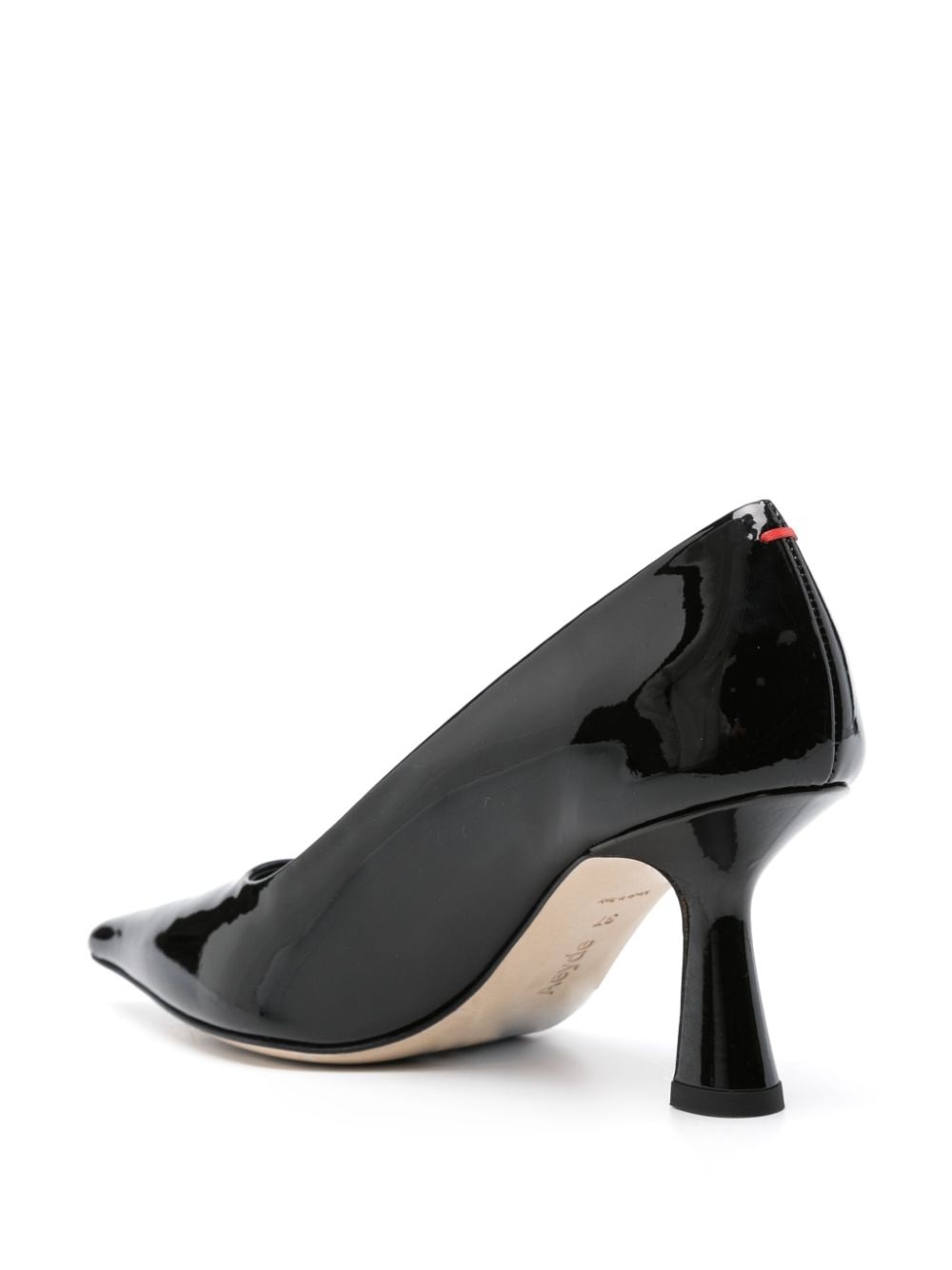Zandra 75mm leather pumps - 3