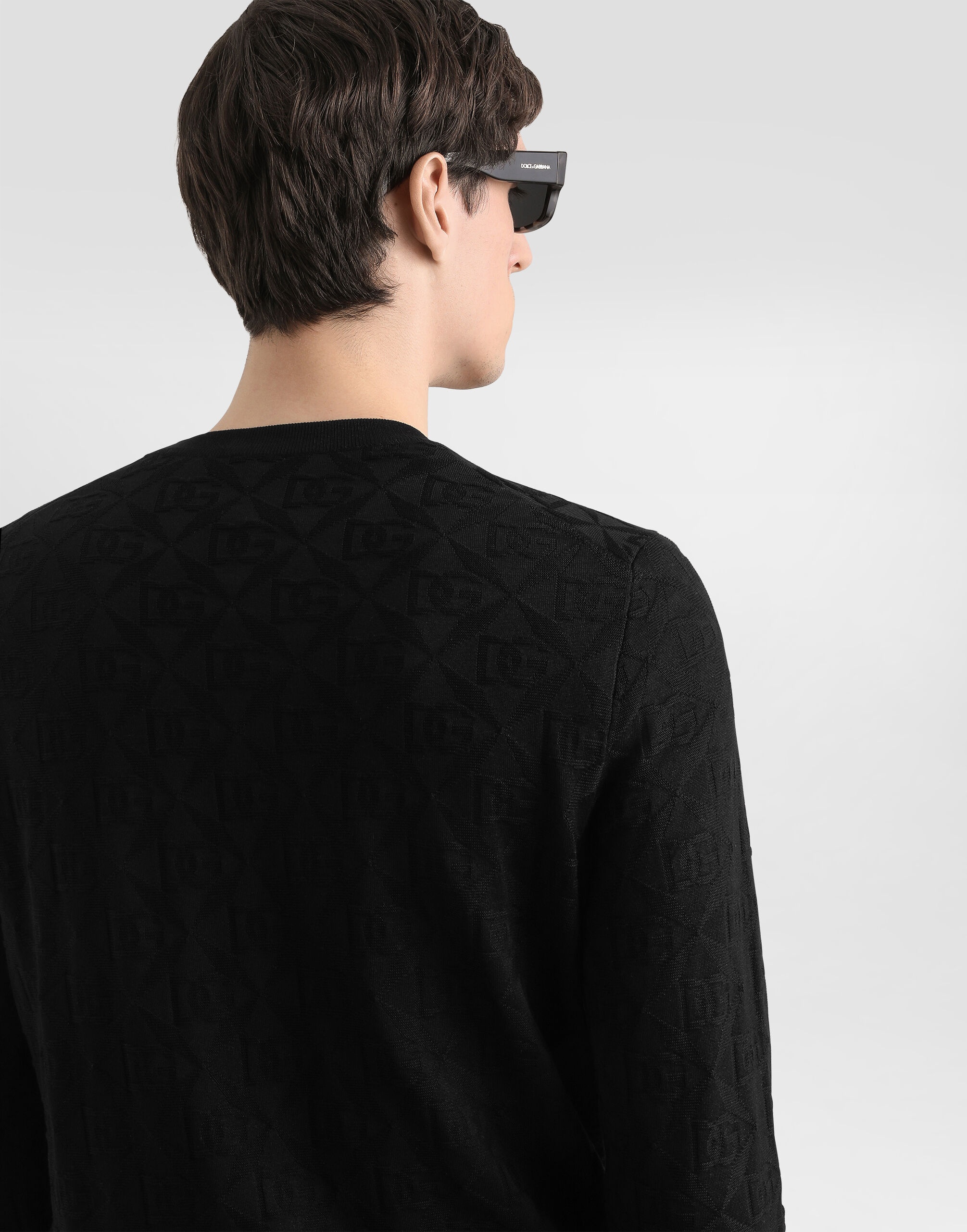 Silk crewneck pullover - 5