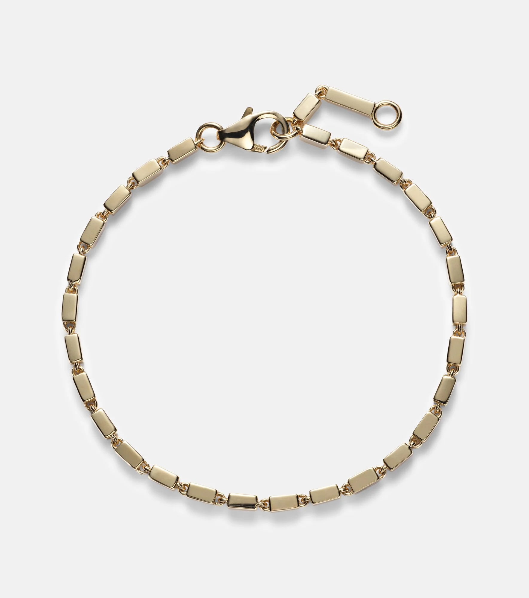Block-Chain Medium 18kt gold bracelet - 1