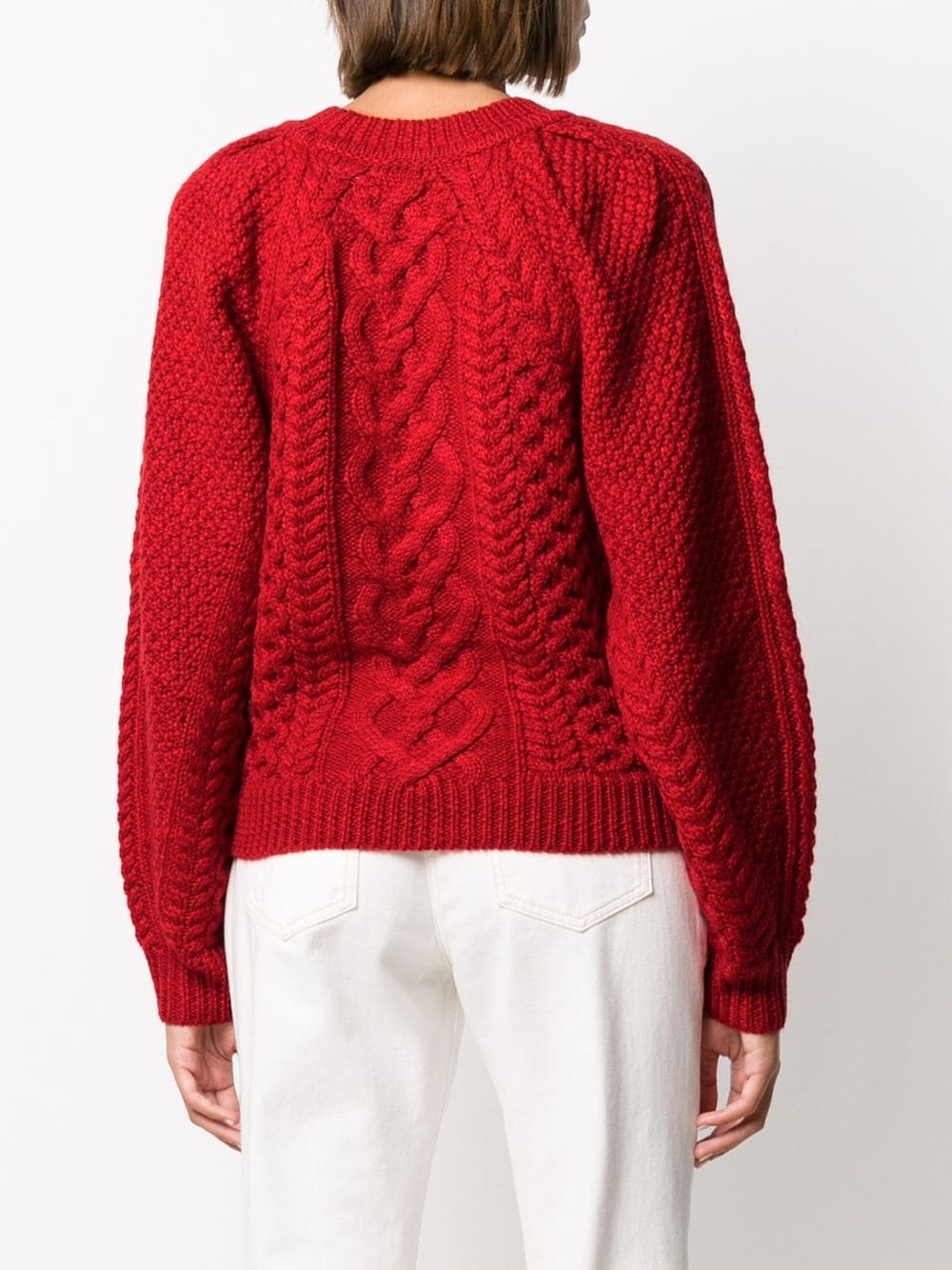 cable knit jumper - 4