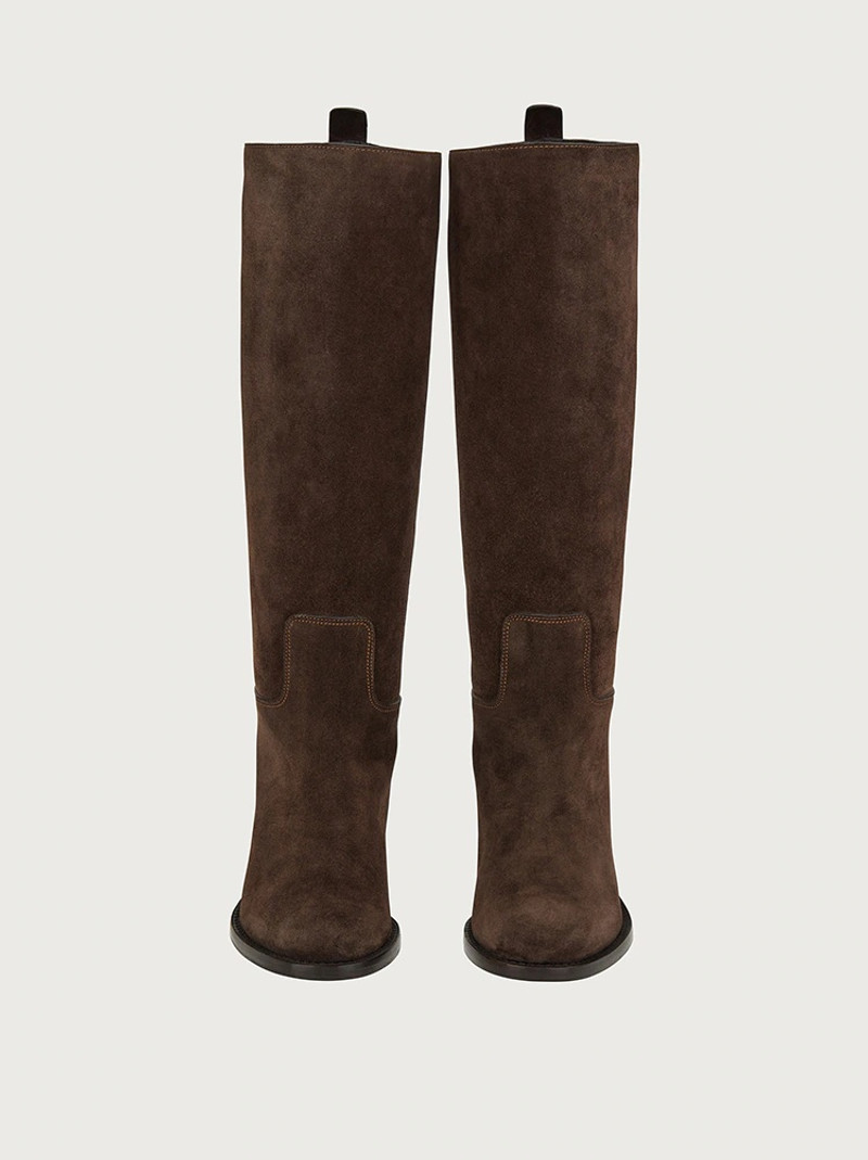 FERRAGAMO VARA CHAIN BOOT outlook