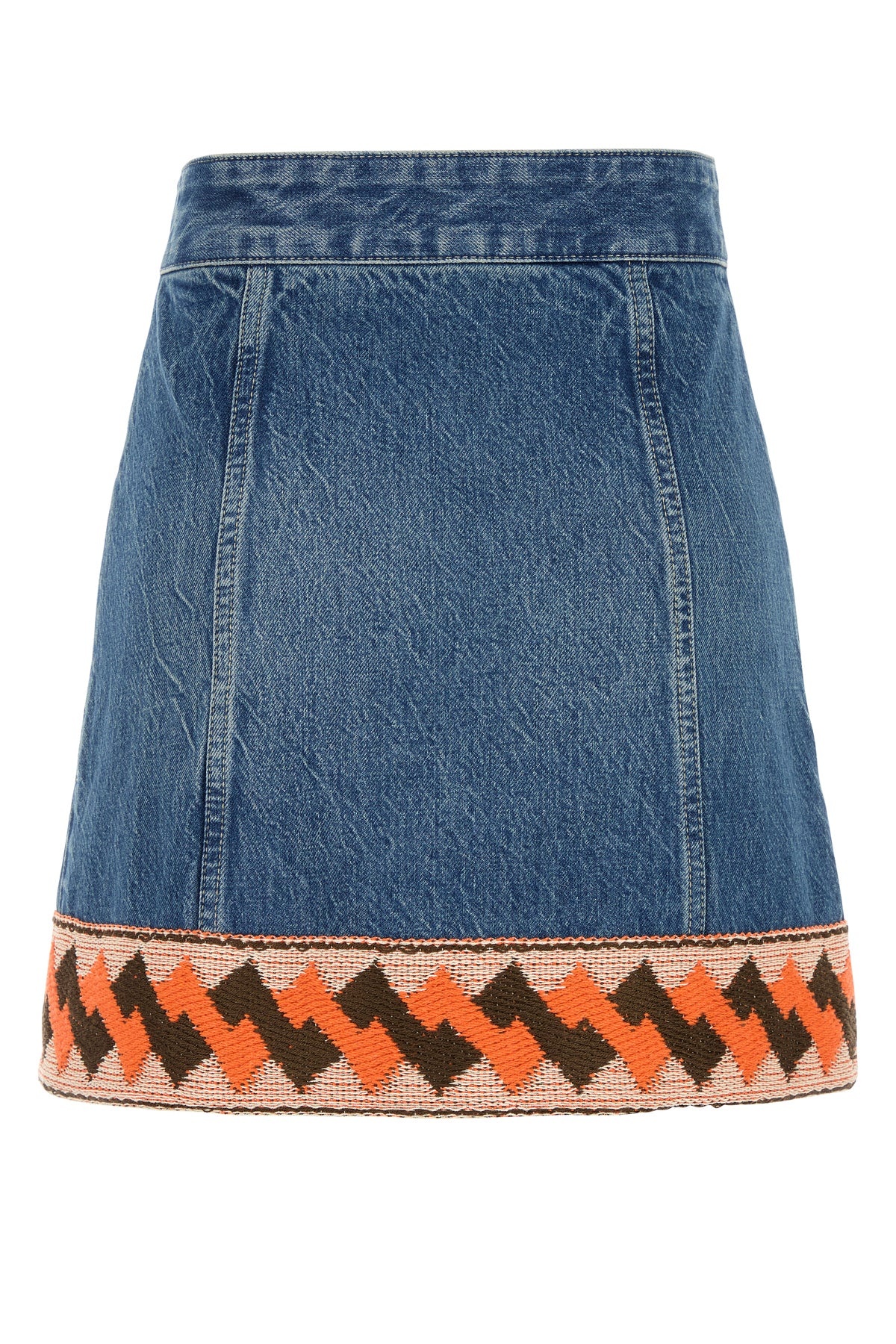 Denim mini skirt - 2