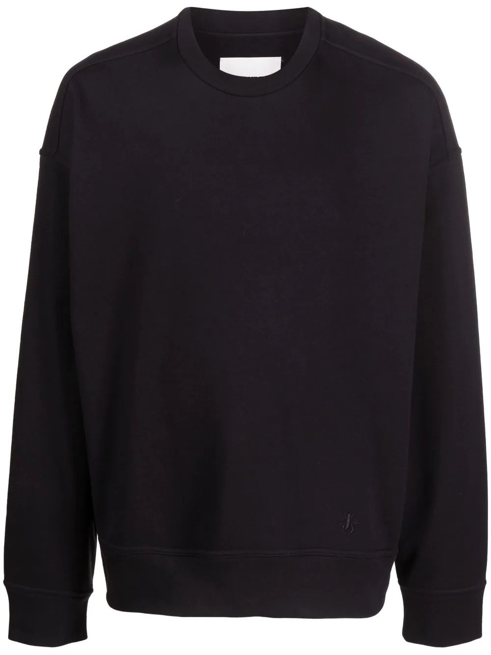 embroidered-logo cotton sweatshirt - 1