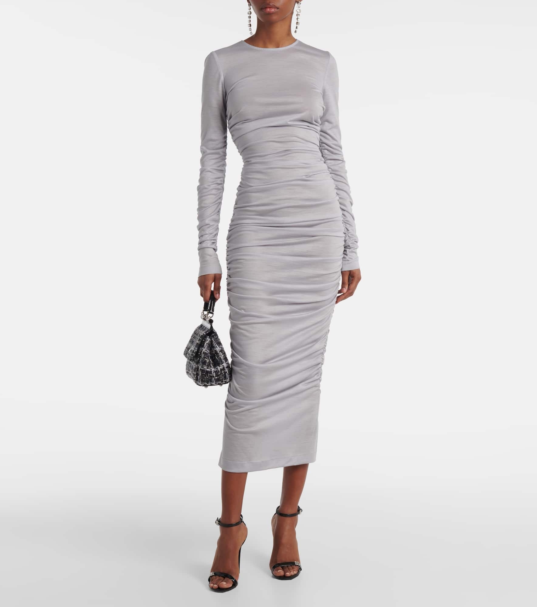 Wool midi dress - 2