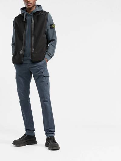 Stone Island Sudadera logo-patch hoodie outlook