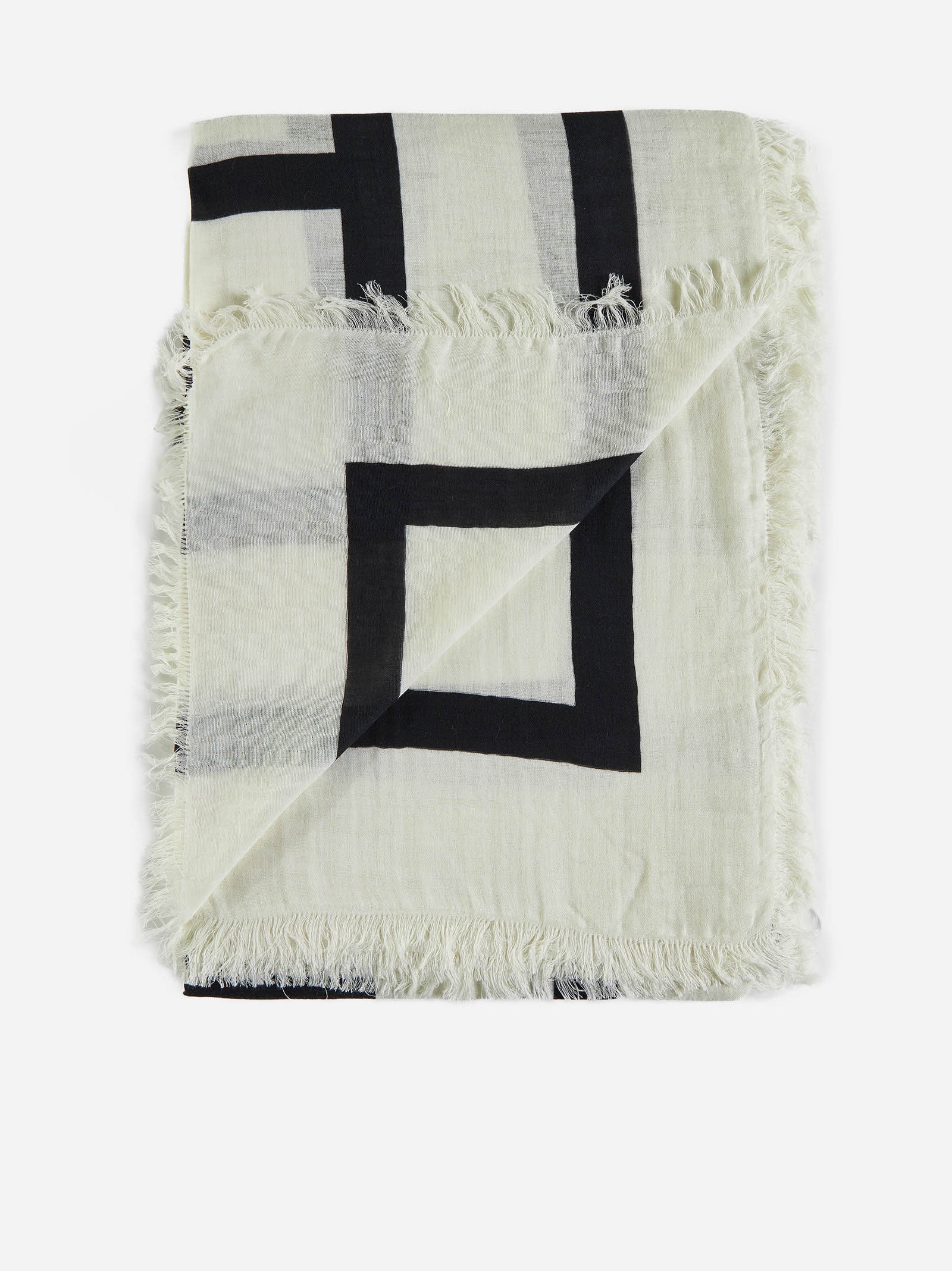 Monogram cotton sarong - 2