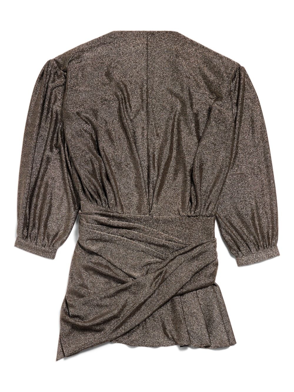 【BALENCIAGA】ミニマルテクノミディドレス BALENCIAGA Gathered metallic minidress | mytheresa | REVERSIBLE