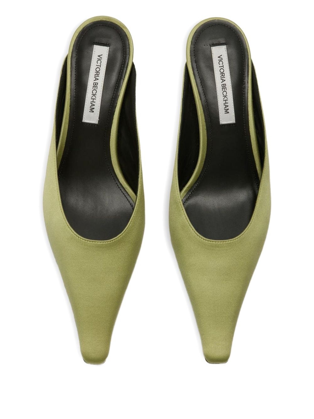 45mm Sloan pointed-toe satin mules - 4