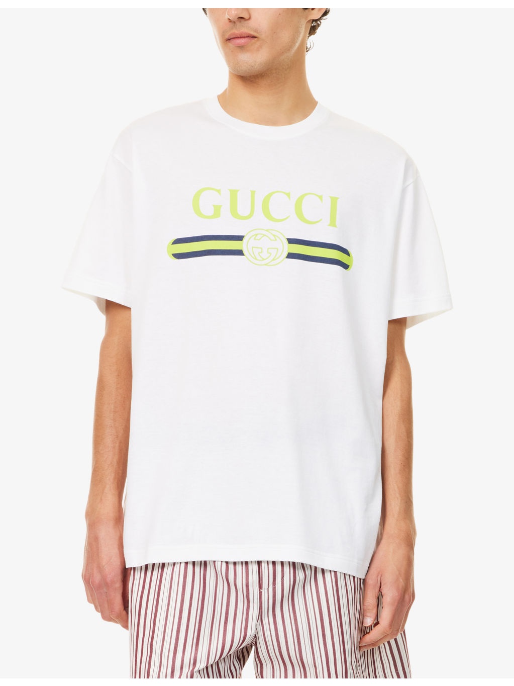 Logo-Print Relaxed-Fit Cotton-Jersey T-Shirt - 3