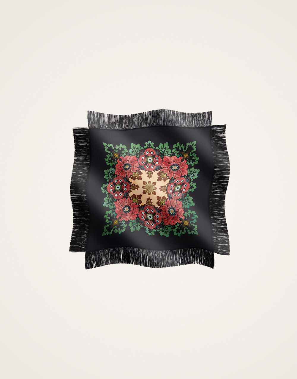 Reversible Fringe Carré Scarf - 5