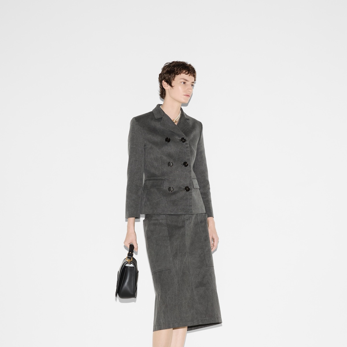 Cotton canvas delavé jacket - 6