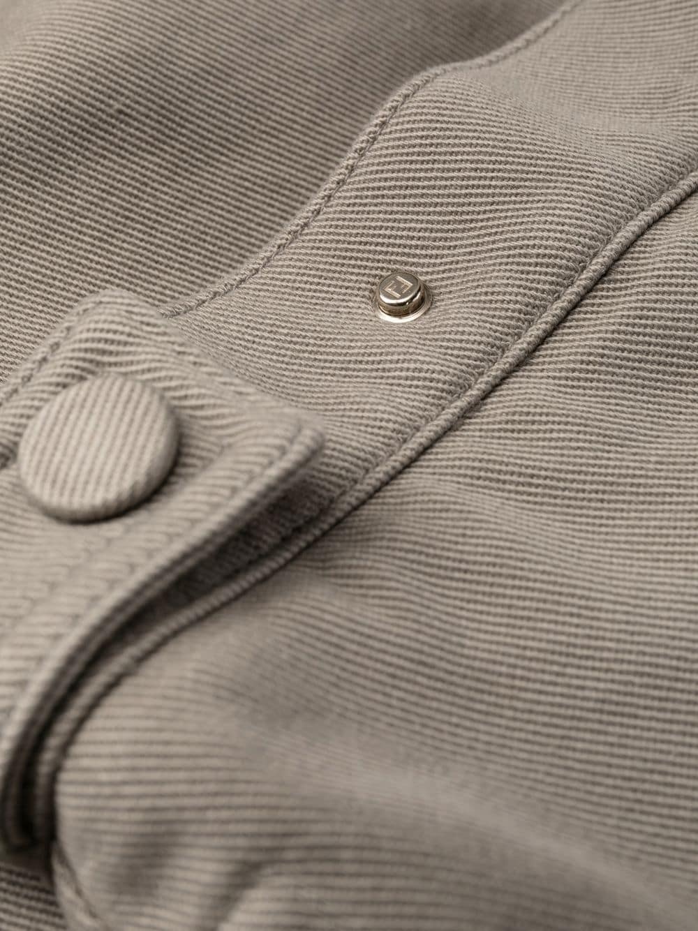 zip-detail straight-leg trousers - 6