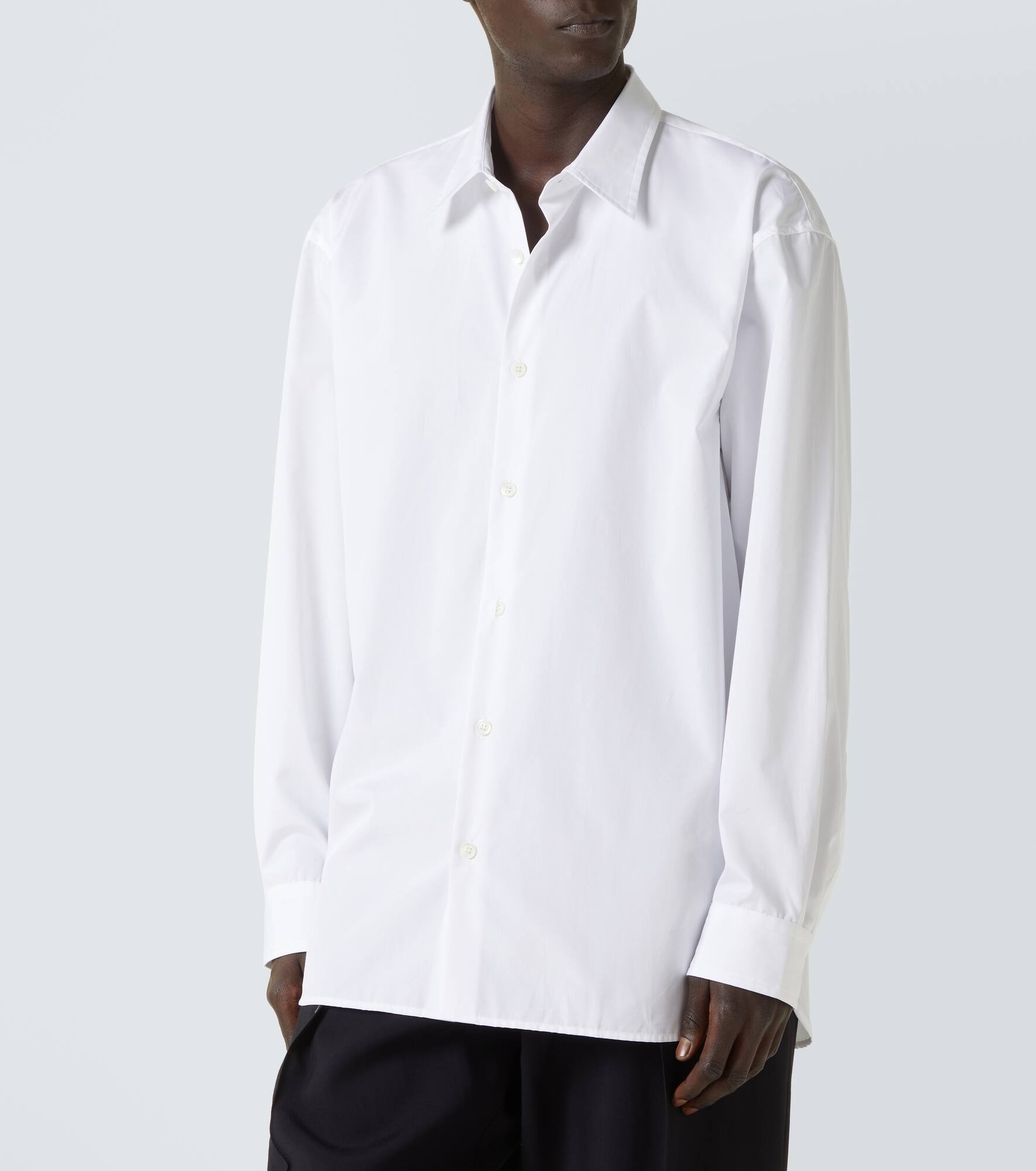 Cotton poplin shirt - 3
