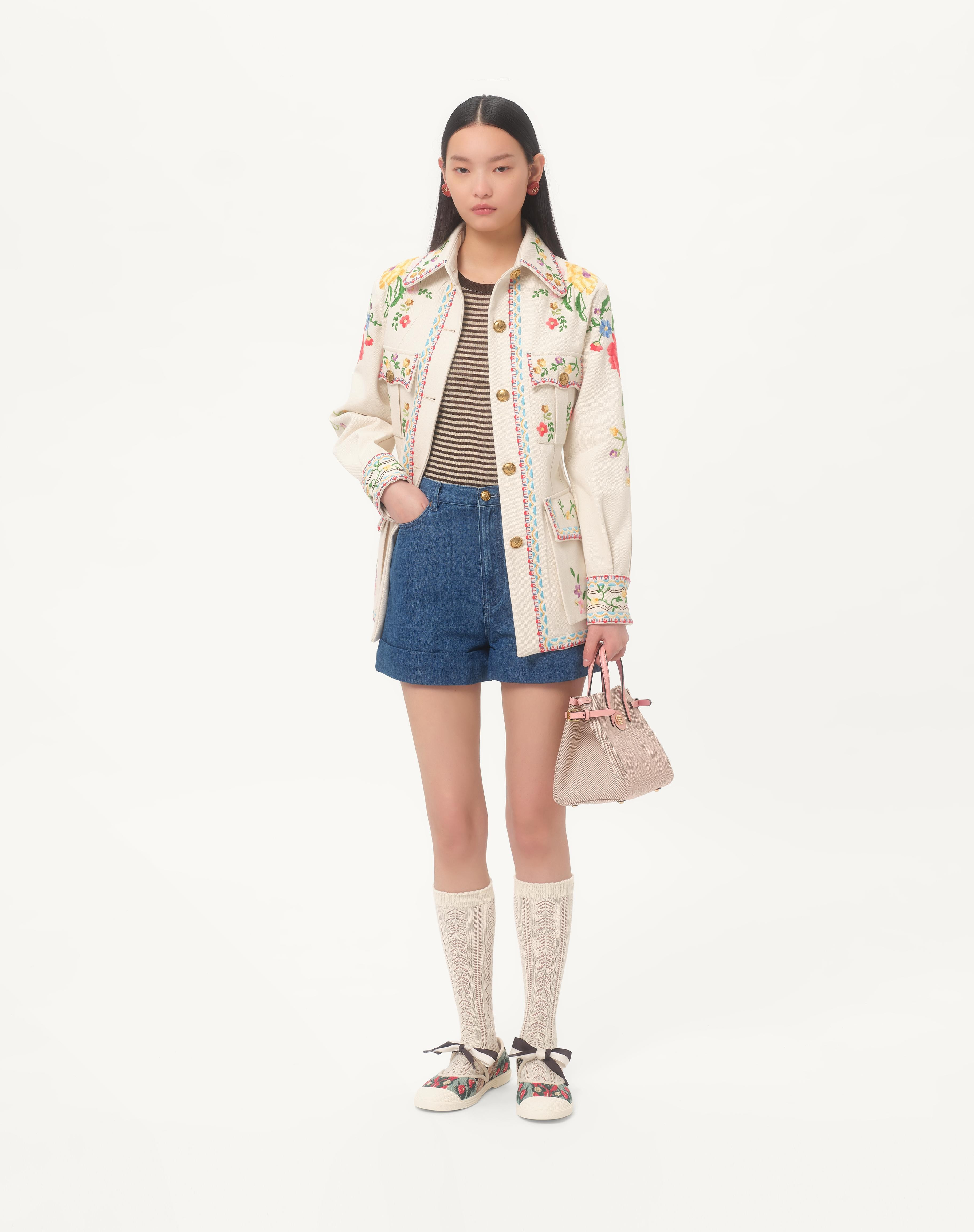 LIGHTWEIGHT DENIM SHORTS - 2
