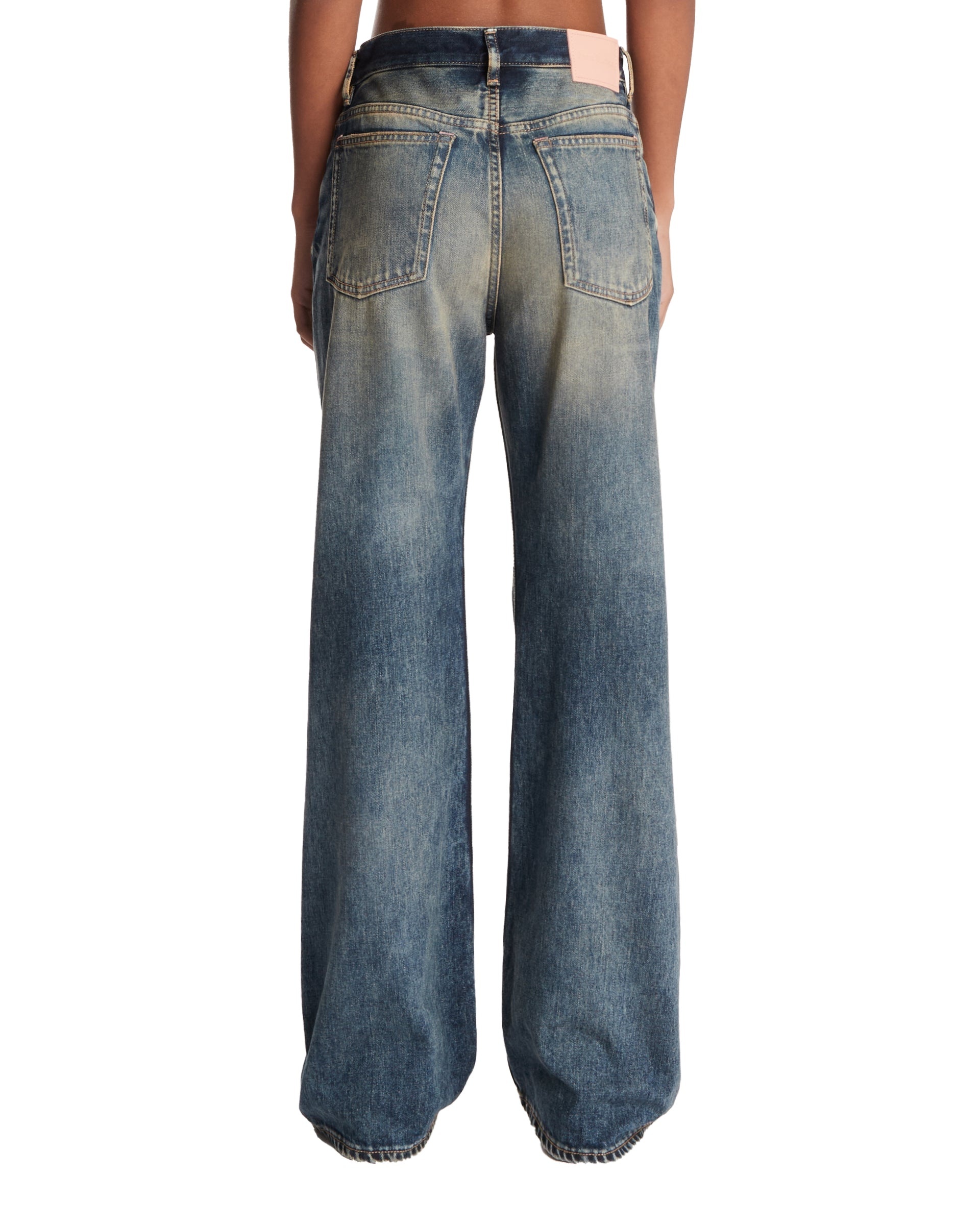 Washed Blue Jeans - 3