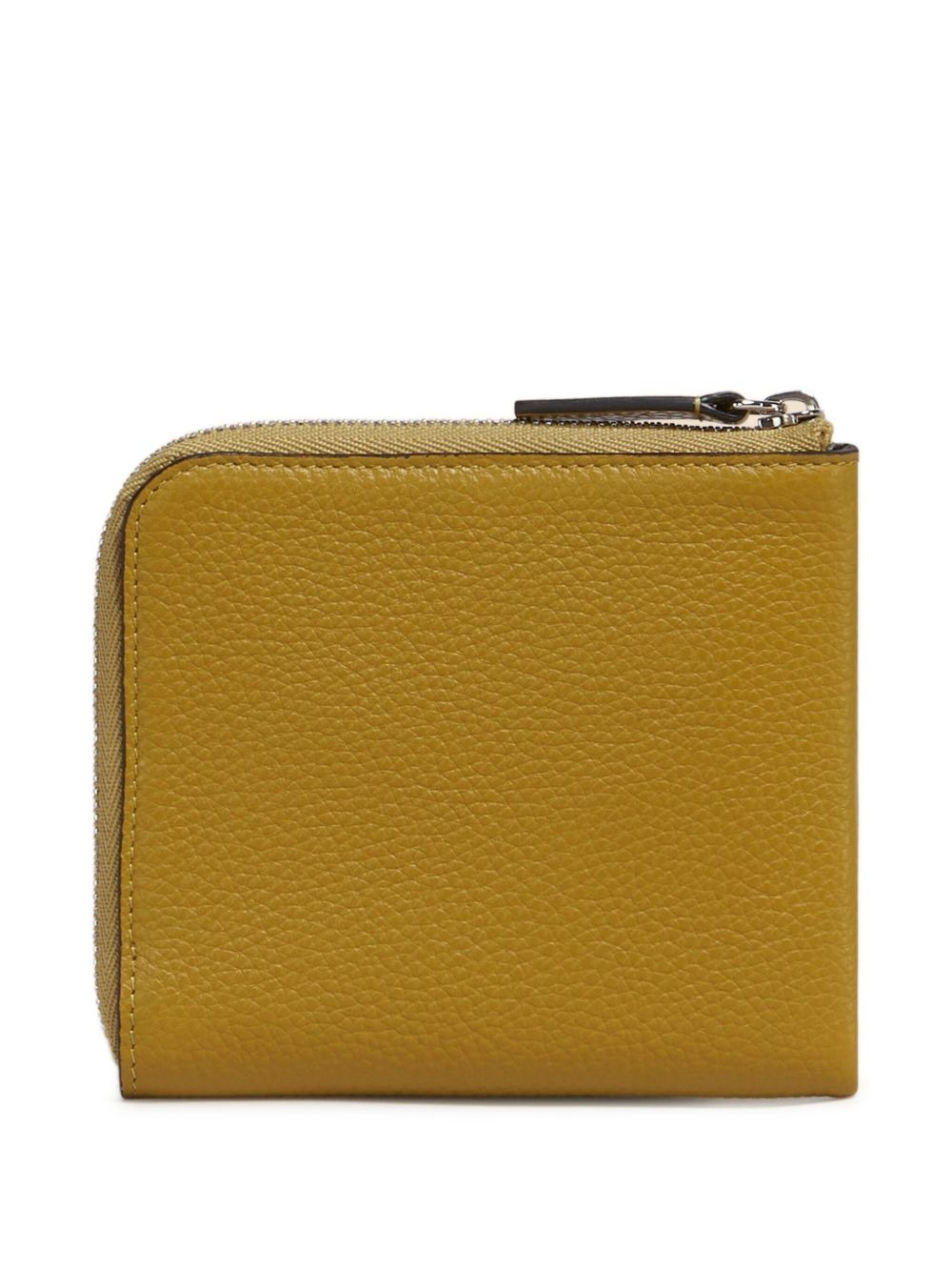 textured leather zip-around wallet - 2