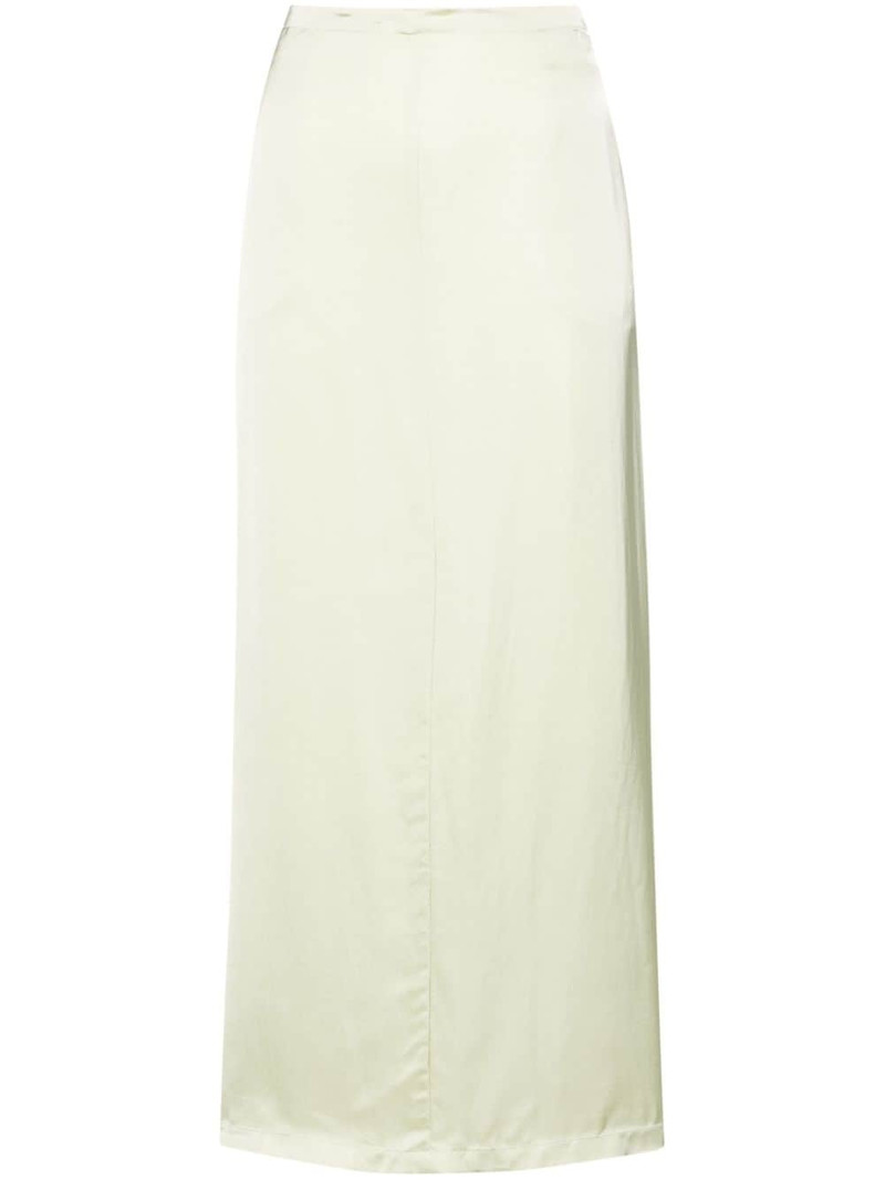 drawstring-waist maxi skirt 1