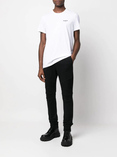 Balmain logo-print short-sleeve T-shirt outlook