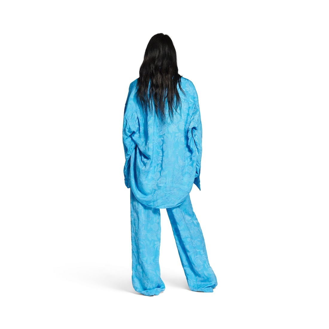 Cocoon Shirt in Sky Blue - 4