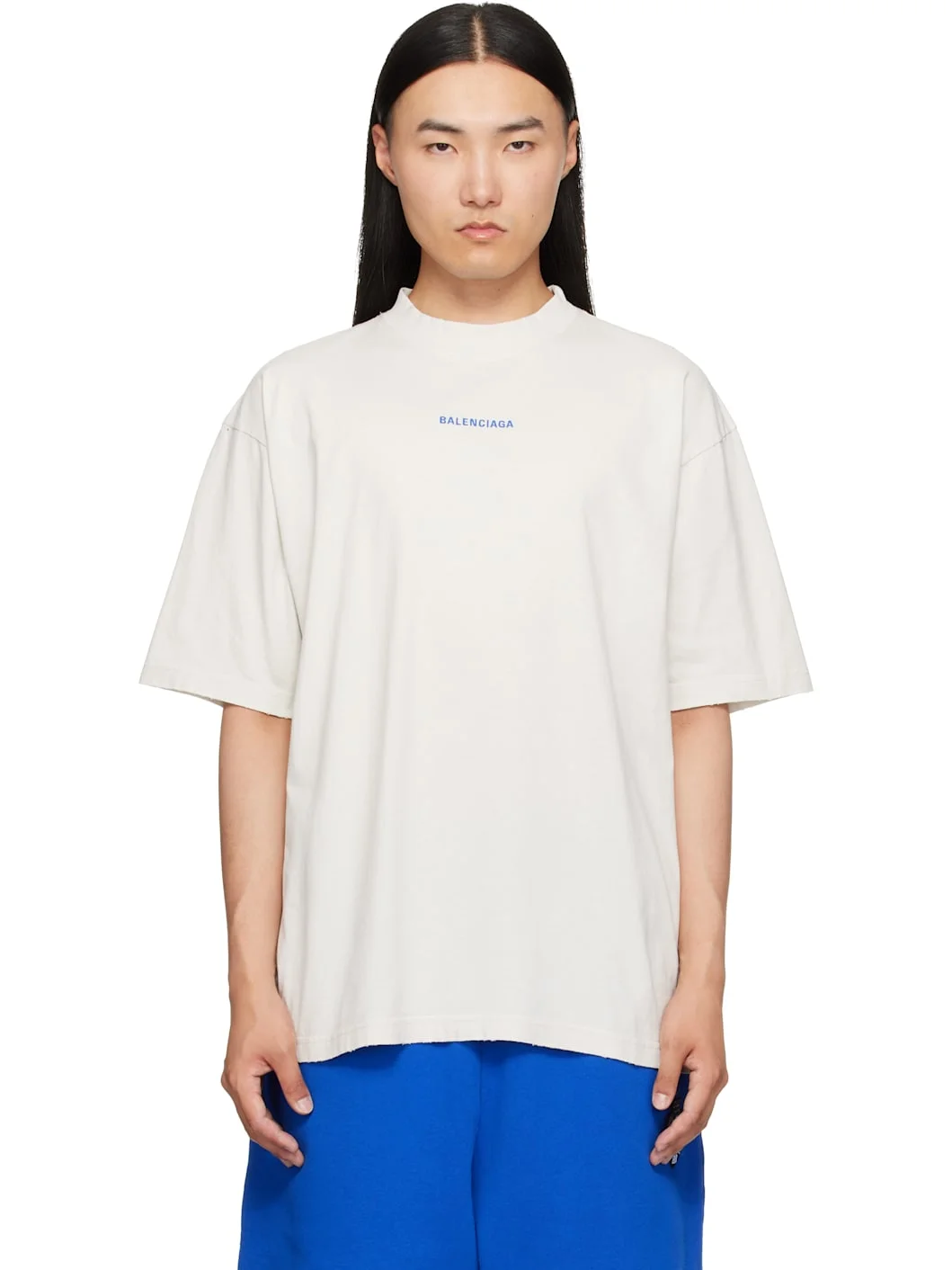 Off-White Distressed T-Shirt - 1