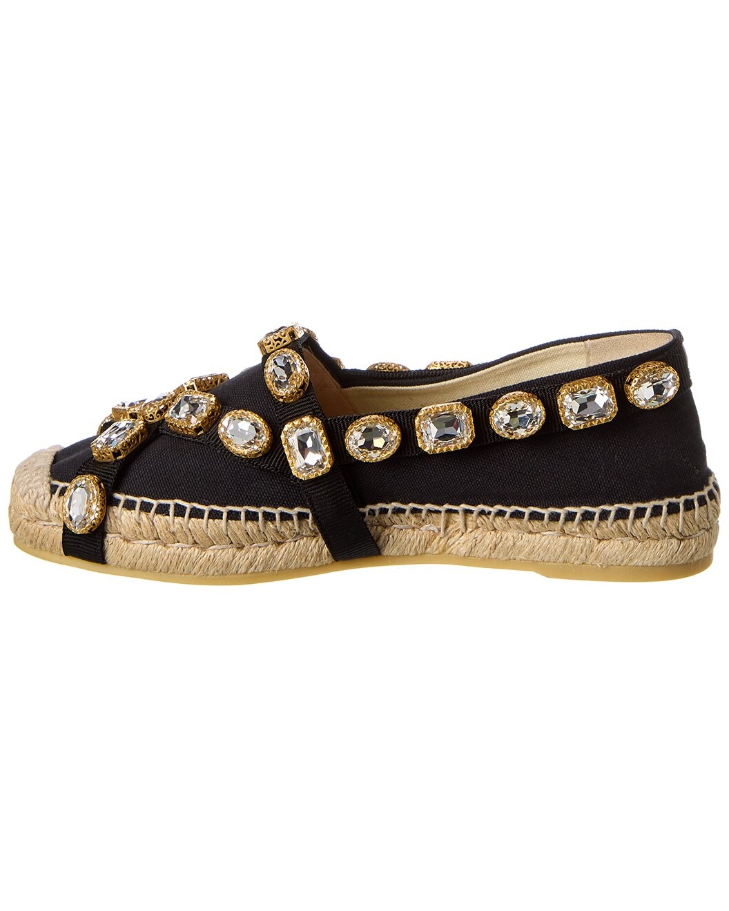 Gucci Crystal Canvas Espadrille - 2