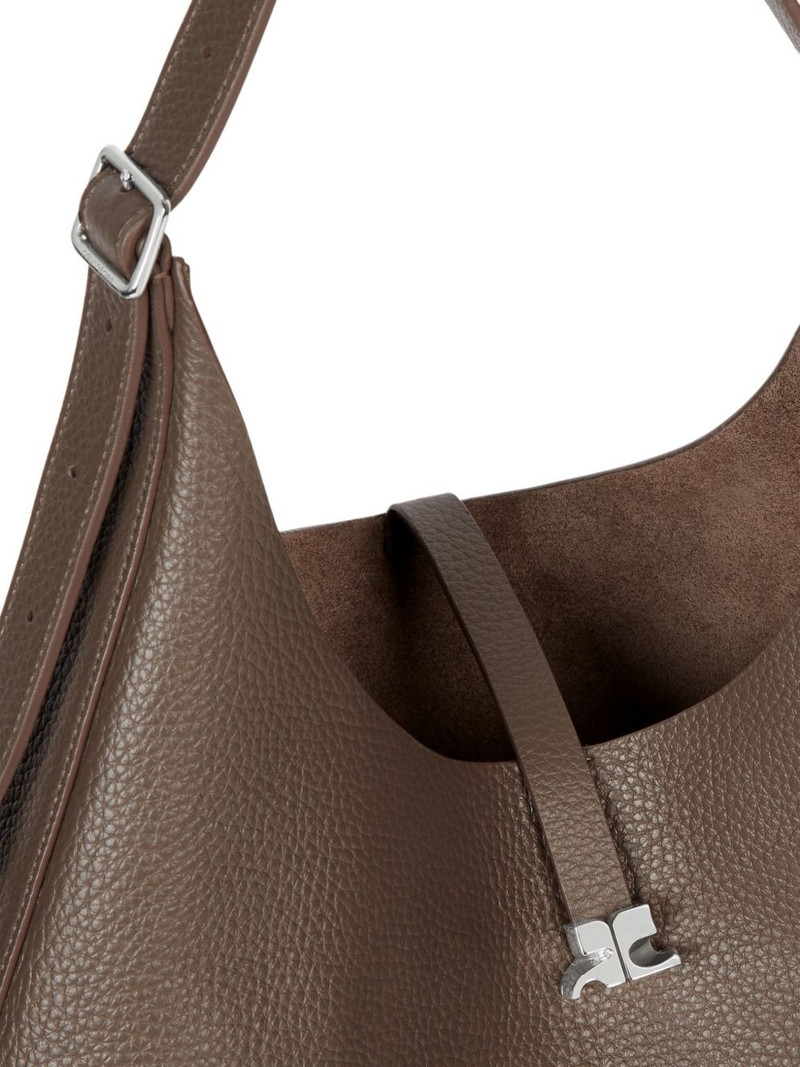 logo-buckle shoulder bag 4